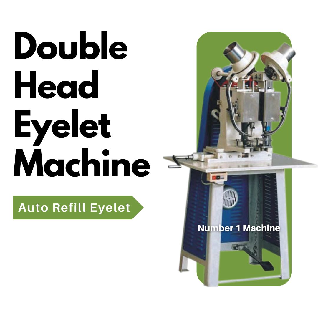 Double Head Eyelet Machine
