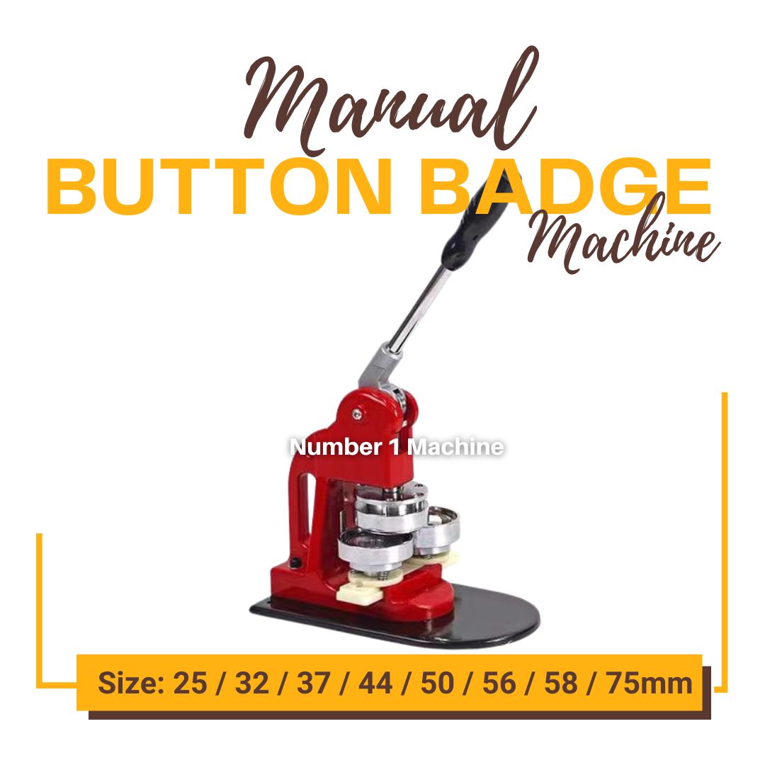 Manual Button Badge Machine