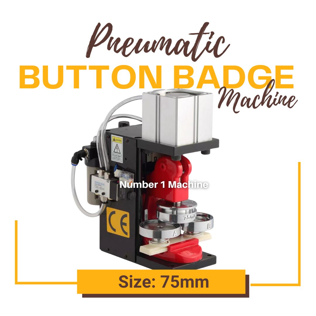 Pneumatic Button Badge Machine (75mm)