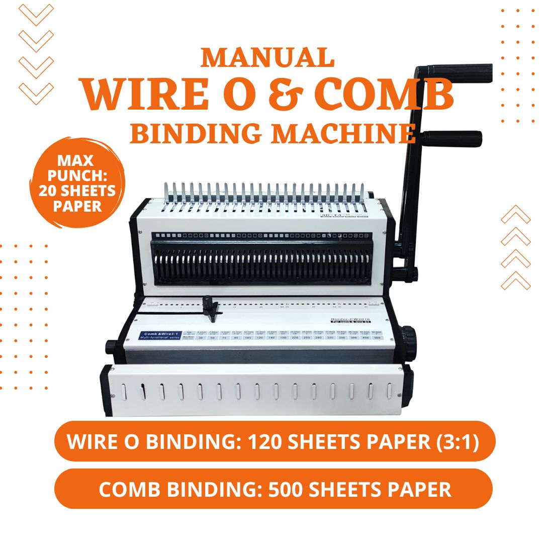 Manual Wire O & Comb Binding Machine