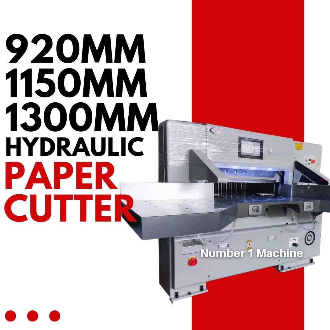 920 / 1150 / 1300mm Hydraulic Paper Cutter